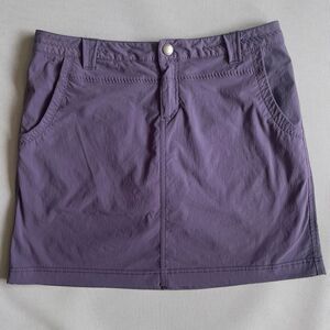 Eddie Bauer Purple Nylon Outdoor Sporty Hiking Skorts Women’s Size 6